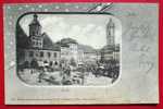 Jena,Markt,1901,Bahnpoststempel,Saalfeld,Zug 429,Jugendstilkarte - Jena