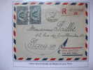 Tunisie Lettre Recommandée Cover Medenine 1950 . - Brieven En Documenten