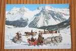 1965 CPSM SUISSE  FOTO + VERLAG AROSA  SCHLITTENPARTIE POUR BEAURON > GOURNAY  PAR NEUVY 36 - Arosa