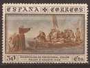 ES540SACF-LA547-TAN. Spain Espagne DESCUBRIMIENTO DE AMERICA Colon,barcos.1930 (Ed 540*).leve Charnela MAGNIFICOS - Nuevos