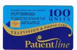 GRAN BRETAGNA (UNITED KINGDOM) - PATIENTLINE CHIP -  SOAPS 100 UNITS  - USED - RIF. 7001 - [ 8] Firmeneigene Ausgaben