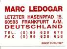 Marc Ledogar Adresse à FRANKFURT - Ledogar