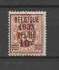 COB 375 (*) Neuf Sans Gomme - Typos 1929-37 (Lion Héraldique)