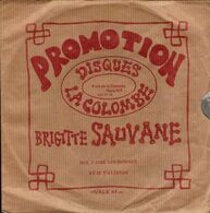 SP 45 RPM (7")  Brigitte Sauvane / Serge Lama  "  Moi J'aime Les Hommes  "  Promo - Collectors