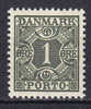 Denmark Portomarke Postage Due 1934 Mi. 25     1 Ø Ziffern Und Vier Kronen MNH** - Impuestos