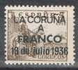 Sello Nacionalista CORUÑA 1936. Patriotico, Guerra Civil ** - Emissioni Nazionaliste