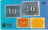 TARJETA DE BRASIL DE VARIOS SELLOS ANTIGUOS (SELLO-STAMP) - Stamps & Coins