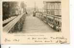 CPA 89.-LAROCHE.- La Passerelle Sur Le Canal En 1903 (Précurseur) , Scènes & Types.-Av-sa 2001-108 - Laroche Saint Cydroine