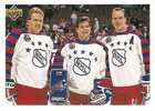 Carte / Card / Karte Hockey - NHL All Star Game 1992 - Mark Messier, Mike Richter & Brian Leetch (Upper Deck N° 610) - 1990-1999