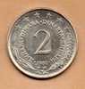 PIECE DE 2 DINAR 1980 - YOUGOSLAVIE - Yougoslavie