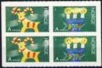 Norway 2010. Christmas. Blocks Of 4. MNH(**) - Nuevos