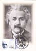 Nobel Prize In Physics;Albert Einstein 2005 CM,maxicard,cartes Maximum Oblit.Cluj-Napoca - Romania. - Albert Einstein