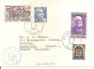 N° 749+1243+723   ALGER   Vers     Angleterre LE 03 MAI 1961 - Lettres & Documents