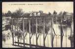 CPA  ANCIENNE- FRANCE- LA FERTÉ-GAUCHER (77)- BARRAGE EN BOIS DU VIEUX MOULIN EN TRES GROS PLAN- BELLE ANIMATION - La Ferte Gaucher