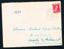 Belgique 1944 Lettre 1944 Lettre Affr 1f Rouge Relais * TONGRE-NOTRE-DAME * - Storia Postale