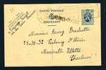 Belgique Lettre 1933 Lettre EP 50c Bleu Càd CHARLEROI + Griffe FLORENNES - CENTRAL - Briefe U. Dokumente