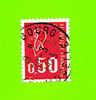 Timbre Oblitéré Used Stamp Selo Carimbado Usado Marianne De Béquet - 50c Rouge FRANCE 1971 Y&T 1664 - 1971-1976 Marianne (Béquet)