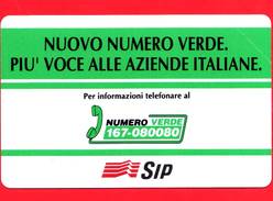 Nuova - MNH - ITALIA - Scheda Telefonica - SIP - Numero Verde - Golden 343 - Openbaar Getekend