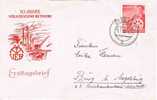 Carta DESSAU (Alemania Democratica) DDR 1950 - Covers & Documents