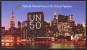 1995 -  O.N.U. / UNITED NATIONS - CINQUANTESIMO DELLE NAZIONI UNITE / FIFTY YEAR OF THE UNITED NATIONS. MNH - Cuadernillos