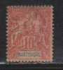 Martinique Used 1892, 10c Red - Gebruikt