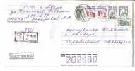 GOOD RUSSIA " REGISTERED " Postal Cover To ESTONIA 1999 - Good Stamped - Covers & Documents