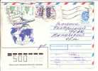 GOOD RUSSIA Postal Cover To ESTONIA 1994 - Map / Airplane - Good Stamped - Briefe U. Dokumente