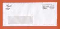 Timbre Stamp Selo Enveloppe Envelope à Fenêtre ETS Princeton, NJ 08541-6666 EMA FRANKFURT ALLEMAGNE - Postal History