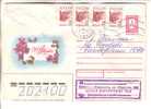 GOOD RUSSIA Postal Cover To ESTONIA 1995 - Good Stamped - Briefe U. Dokumente