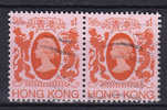 Hong Kong 1982 Mi. 397     1 $ Königin Queen Elizabeth II. Pair - Usati