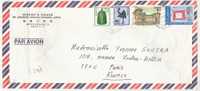 G247 - Japon / Nippon : Lettre De 1984 Pour La France - Grue, Cloche, Architecture - Storia Postale