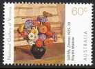 Australia 2011 Flowers- National Gallery Of Victoria - 60c Still Life, Zinnias 1925-30 MNH - Nuovi