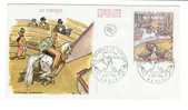 FDC France 1969 Y&Tellier 1588A Le Cirque - 1960-1969