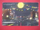 Miami Ok- Colorful Christmas Decorations Nite View   Linen---======ref 167 - Other & Unclassified