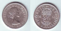 Great Britain 1 Shilling 1956 (Scottish Shield) - I. 1 Shilling