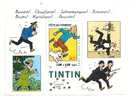 Hergé (Illustrateur) : Planche Timbres TINTIN La Poste 2000 (animée). - Hergé