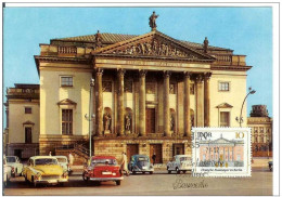 Germany Berlin Staatsoper Unter Den Linden 1968 Opera Theatre Theater Teatro Maximum Card - 1961-1980