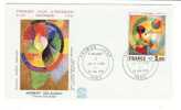 FDC France 1976 Y&Tellier 1869  Tableau De Robert Delaunay - 1970-1979