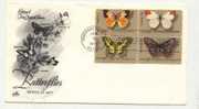 FDC Butterflies  1977  From  USA - Covers