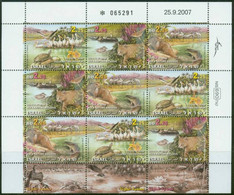 ISRAEL..2007..Michel # 1956-1958 (Kleinbogen)...MNH...MiCV - 10 Euro. - Nuevos (con Tab)