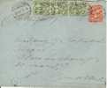 Ausland Brief  Luzern - Bruxelles  (Ziffer-Mischfrankatur)       1901 - Lettres & Documents