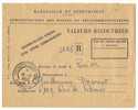 Lettre Madagascar Et Dépendances Recommandé ( Valeur Recouvrées Des Postes Et Télécommunications 1955) - Covers & Documents