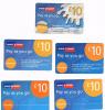 GRAN BRETAGNA - UNITED KINGDOM - GSM RECHARGE - ONE 2 ONE: VOUCHER   (LOT OF 5 DIFFERENT) - USED - RIF. 6817 - Sonstige & Ohne Zuordnung