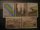 FOROYAR FEROE Yvert 148/52 Isle Ships Sheep Goat Map Geography Geology Unhinged Set Stamps - Isole