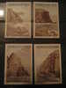 FOROYAR FEROE Yvert 184/7 Isle Cliff Acantilado Geography Geology Unhinged Set Stamps - Isole