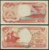 1992 Indonesia 100 Seratus Rupiah UNCIRCULATED Ship Krakatau Volcano - Indonesien