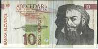 1992 SLOVENIJE SLOVENIE SLOVENIA 10 TOLARJEV TOLARS CIRCULATED Good State - Slowenien