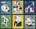 1979 CHINA T41 CHILDREN STUDY SCIENCE 6V MNH - Unused Stamps