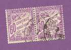 MONACO TIMBRE TAXE N° 22 OBLITERE PAIRE - Postage Due