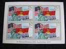 4427 Remembrance Remember 11 Th September 2001 USA 11 Septembre Bloc Commemoratif Flag Drapeau Kiribaki - Timbres